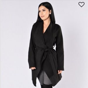 Fashion Nova brand new black jacket size XL